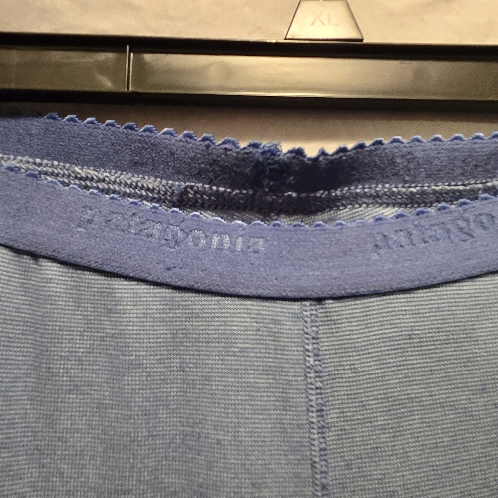 Patagonia Blue & Green Scenic Sleepwear/lounge/winterwear 2pc Set SzL&M - Picture 6 of 8